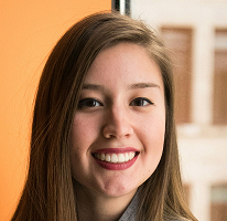 Victoria Lawson, CFO numa empresa de trading financeiro, retrato